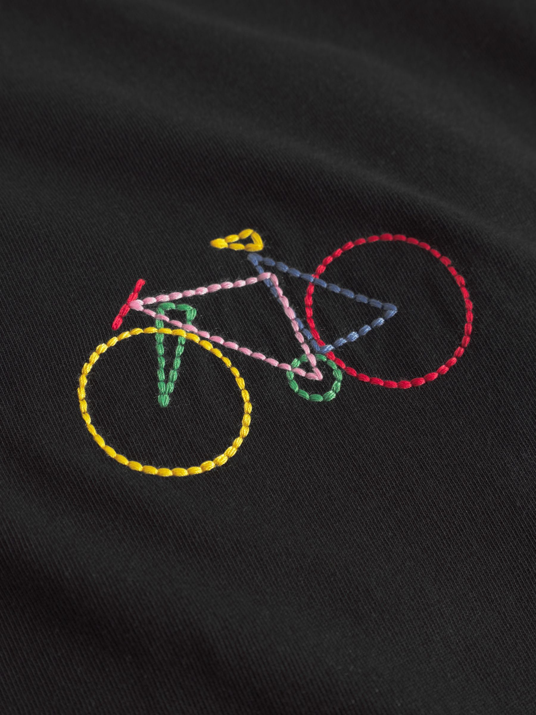 Tshirt Stockholm Bike Schwarz  Herren Baumwolle  | Dedicated