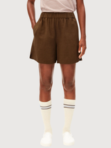 SHORTS IN MISTO LINO A VITA ALTA | ARMEDANGELS