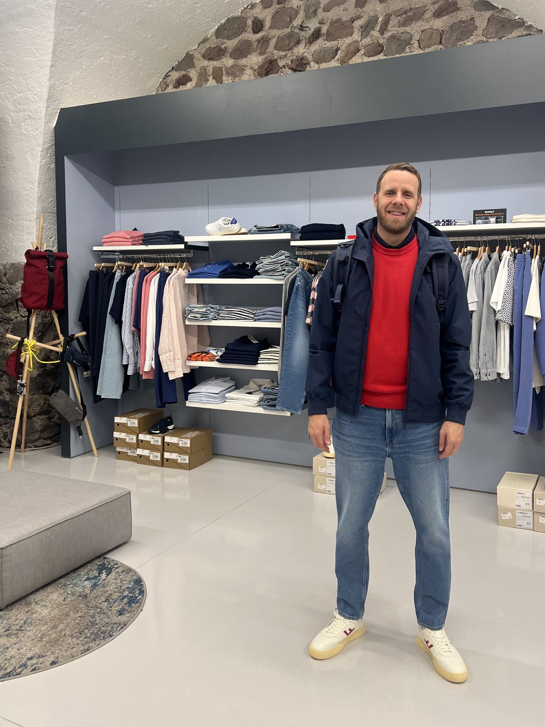 Rain Jacket Man Mood Blue | Mazine