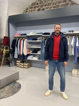 Rain Jacket Man Mood Blue | Mazine