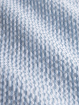 Pyjamas kurz hellblaue Streifen Frau | Wissen Baumwolle