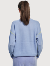 Cardigan con impunture a contrasto Cielo | Another Brand