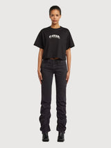 Jeans a zampa indossati da una donna di colore | G-Star