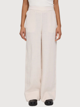 Trouser Wide Leg Linen Woman Moon | Mazine