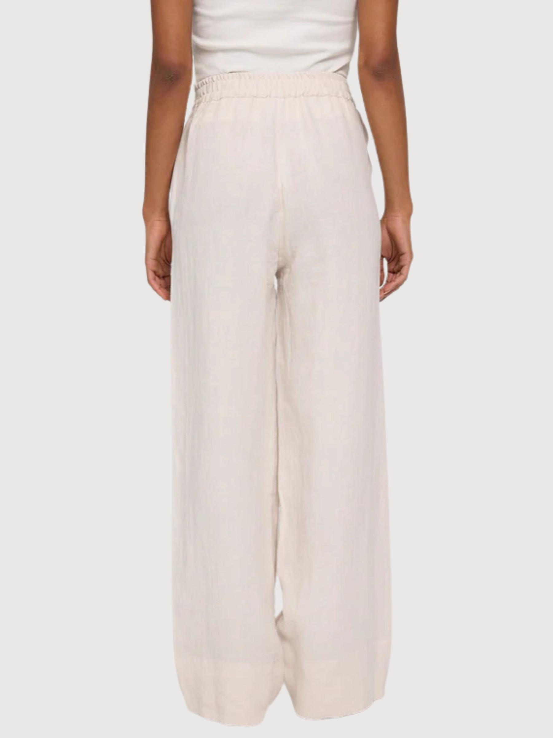Trouser Wide Leg Linen Woman Moon | Mazine
