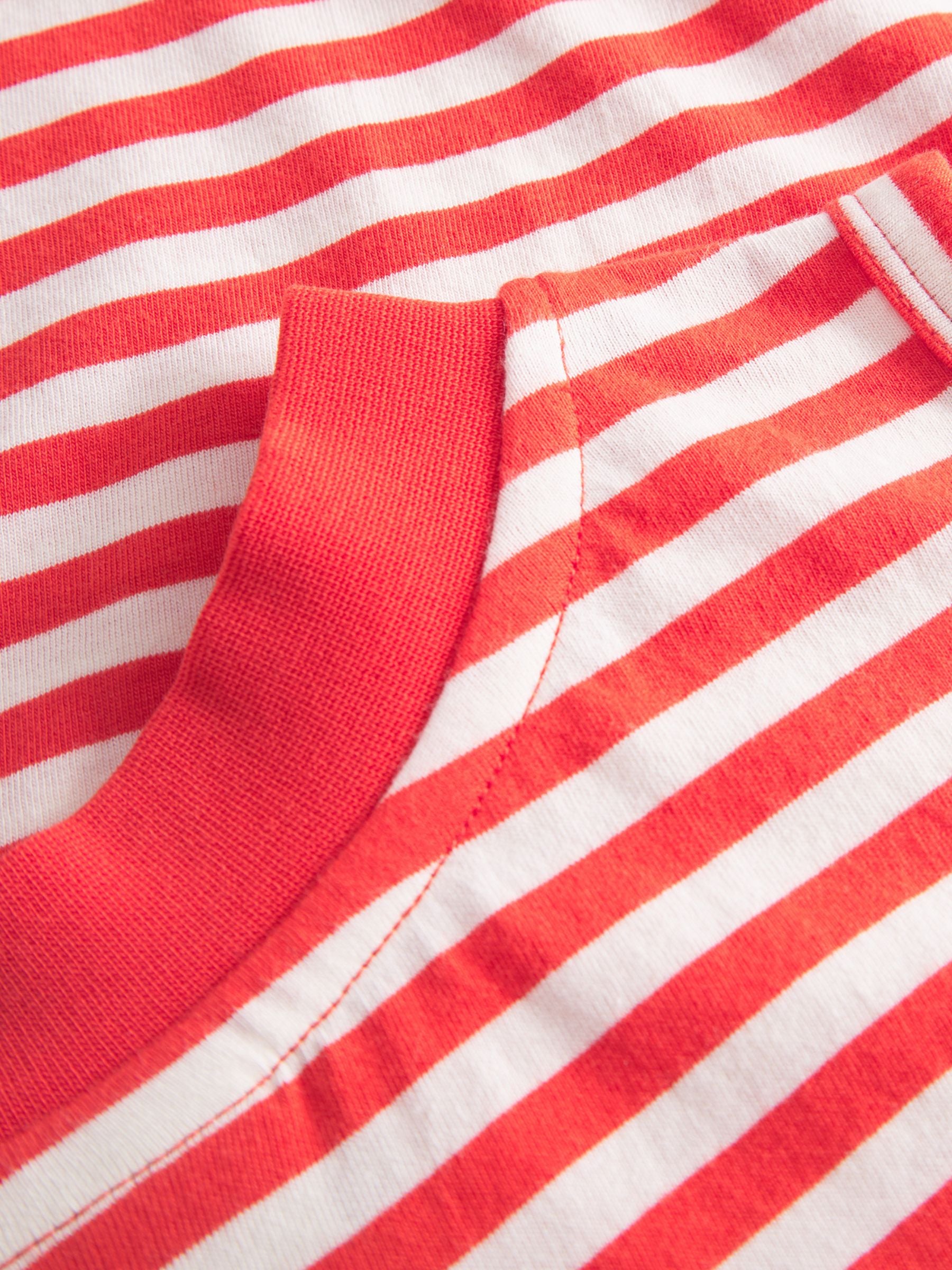 Top Namsos Stripes GrenadineRed Cotton | Dedicated