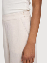 Trouser Wide Leg Linen Woman Moon | Mazine
