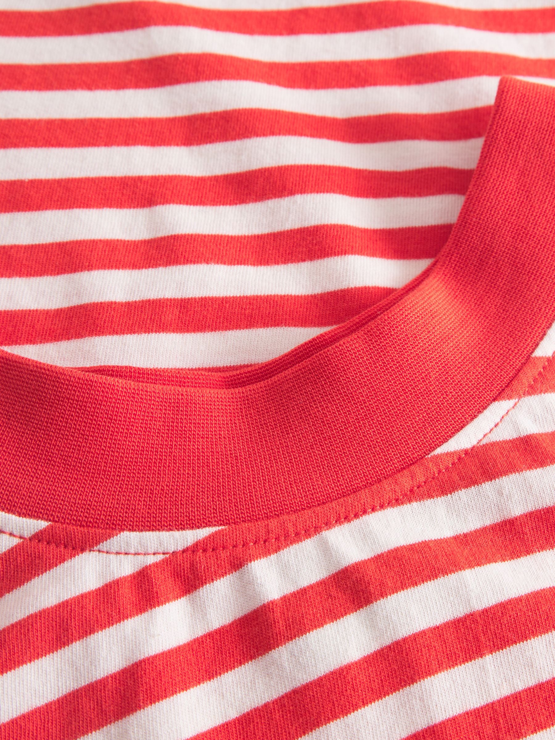 Top Namsos Stripes GrenadineRed Cotton | Dedicated