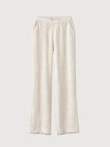 Trouser Wide Leg Linen Woman Moon | Mazine