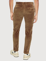 Cord regulärer Chino -Brown -Mann | Knowledge Cotton Apparel