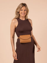 Gürteltasche Sanne Veganes Leder Braun | O My Bag