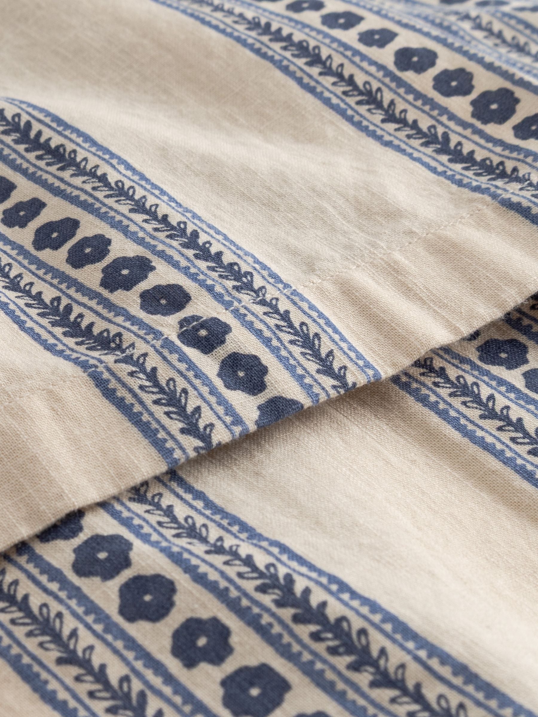 Hemd Brantevik Floral Stripe Blue Man | DEDICATED