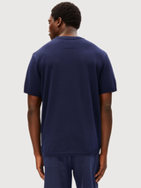 T-Shirt Cotton Kniw Tinted Navy Man | Armedangels