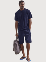 T-Shirt Cotton Kniw Tinted Navy Man | Armedangels