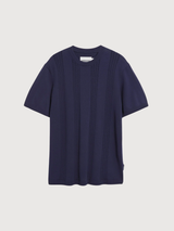 T-Shirt Cotton Kniw Tinted Navy Man | Armedangels