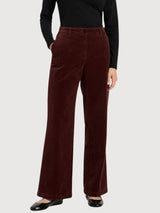 Marlene Corduroy Trousers Bitter Chocolate | Lanius