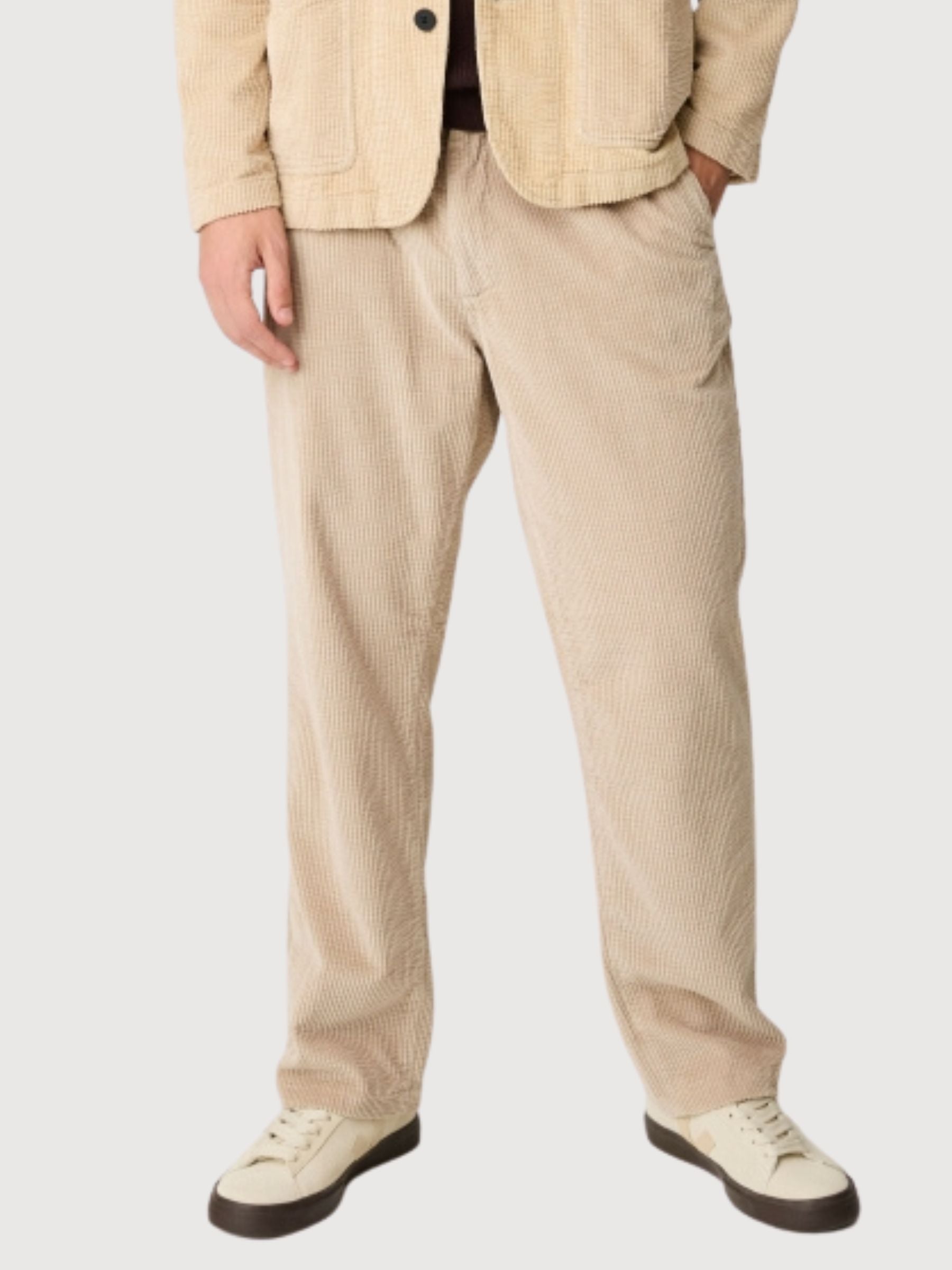 Pants Corduroy Grey Man | Knowledge Cotton Apparel