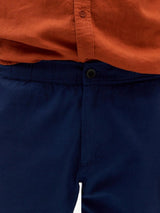 Pantaloni Travel Navy Cotone organico | Thinking Mu