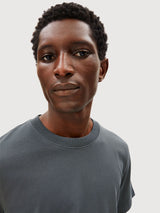 Mid Weight T-Shirt Maarkos Space Steel | Armedangels