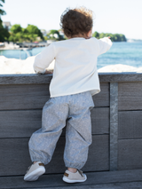 Baby Taffeta Shirt in Creme   Organic Cotton Taffeta | SERENDIPITY