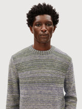 Knit Sweater Yarnmix Fatigue Green | Armedangels