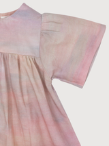 Baby Flair Dress in Dawn   Organic Cotton Light Woven | SERENDIPITY