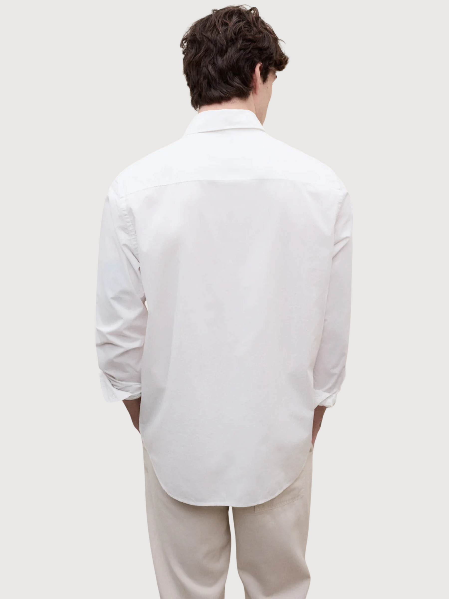 Camicia Antejo Uomo Popeline Bianco | Ecoalf