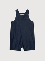 Baby Overall in Dark Denim   Organic Cotton Denim | SERENDIPITY