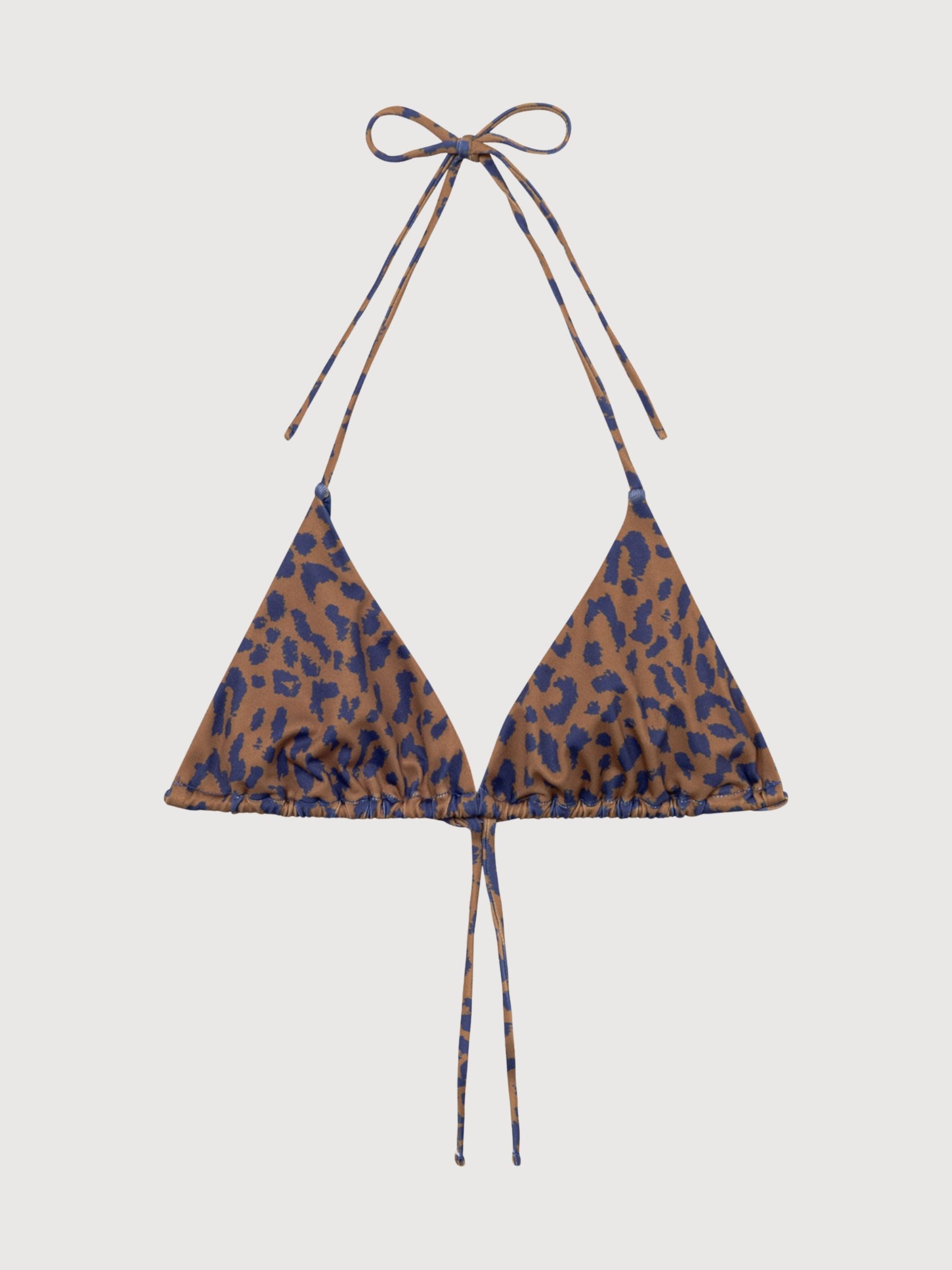Bikini-Oberteil Yxlan Leopard Hellbraun | DEDICATED