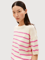 MAGLIONE A RIGHE IN MISTO LINO | Armedangels