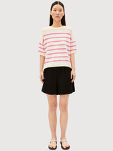 MAGLIONE A RIGHE IN MISTO LINO | Armedangels