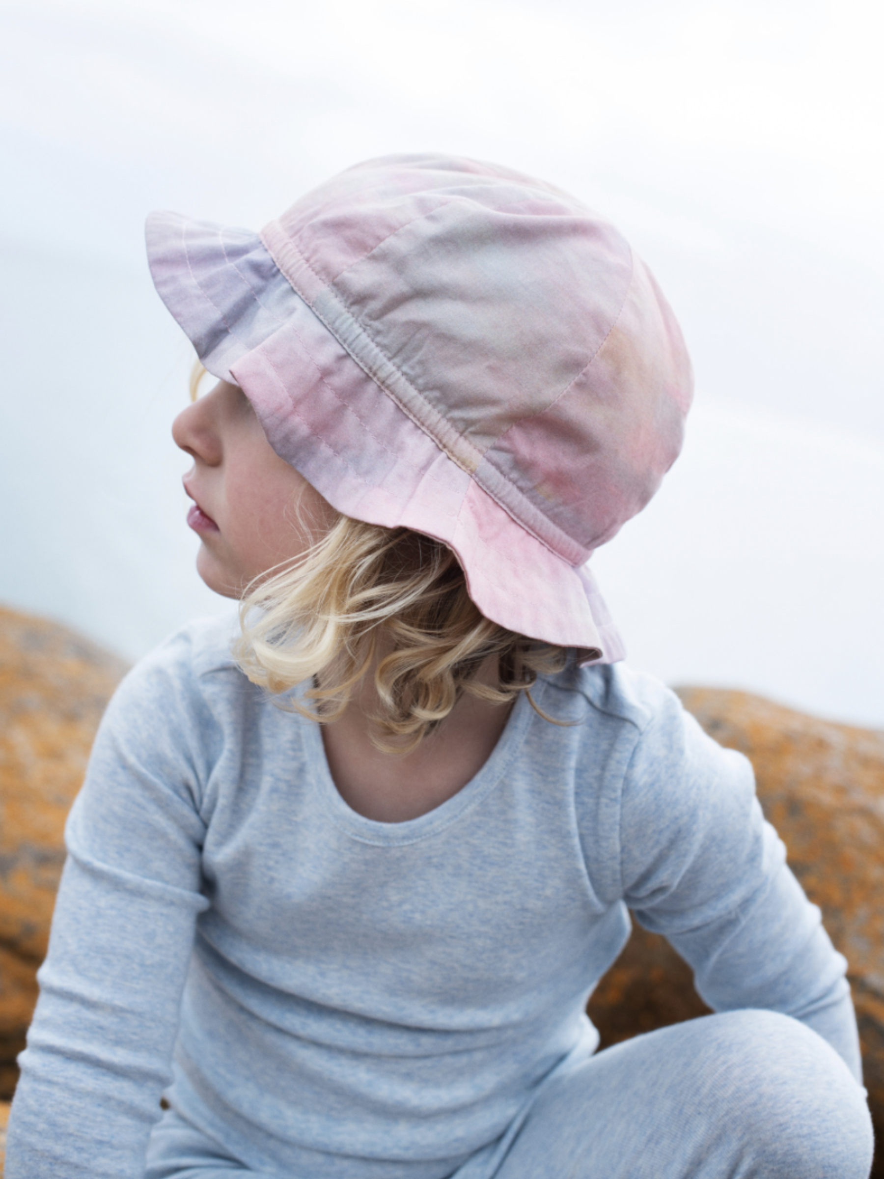 Cappello da sole per bambini in cotone biologico Dawn | SERENDIPITY