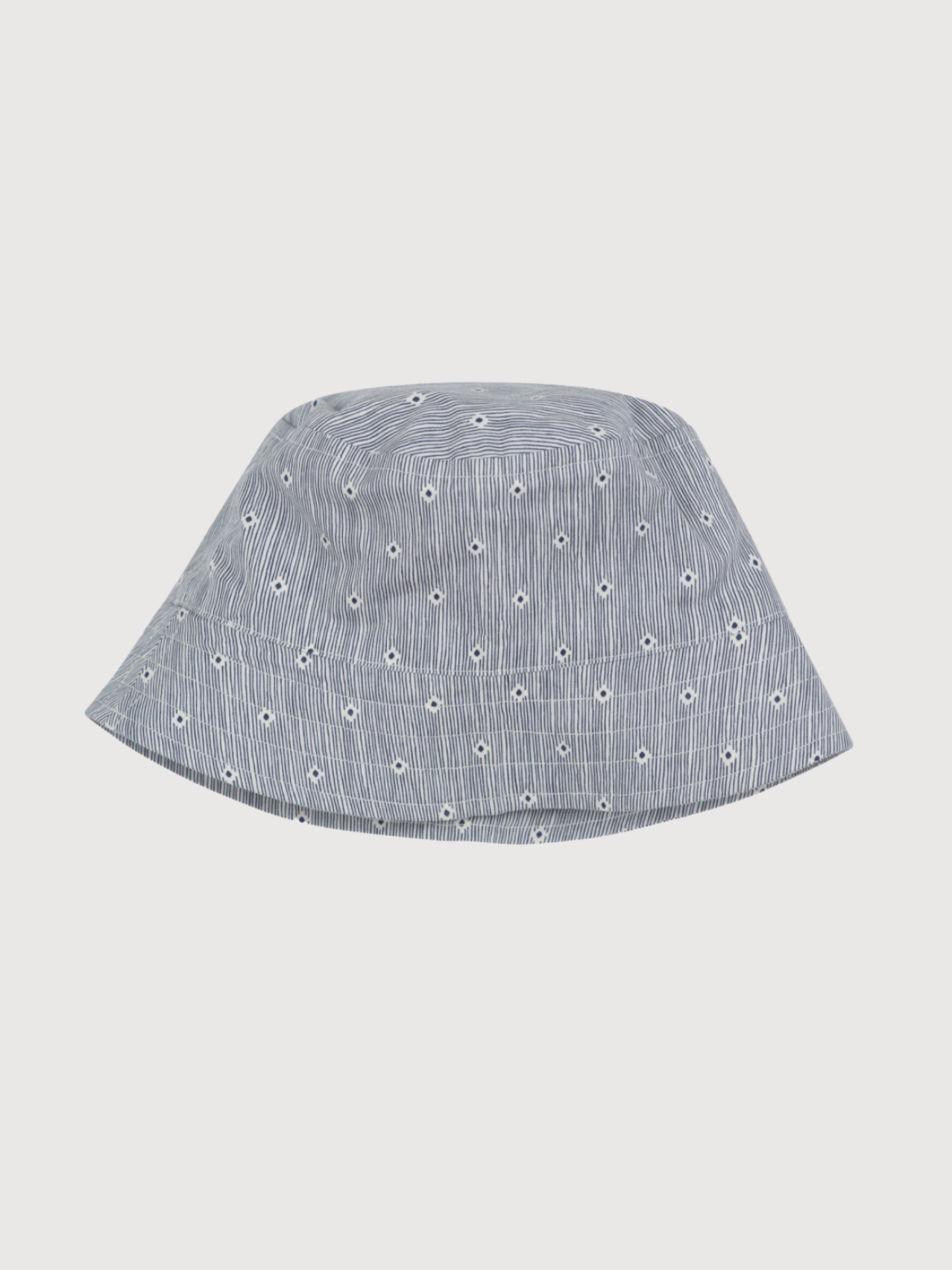 Cappello a secchiello per bambini in cotone biologico color indaco | SERENDIPITY