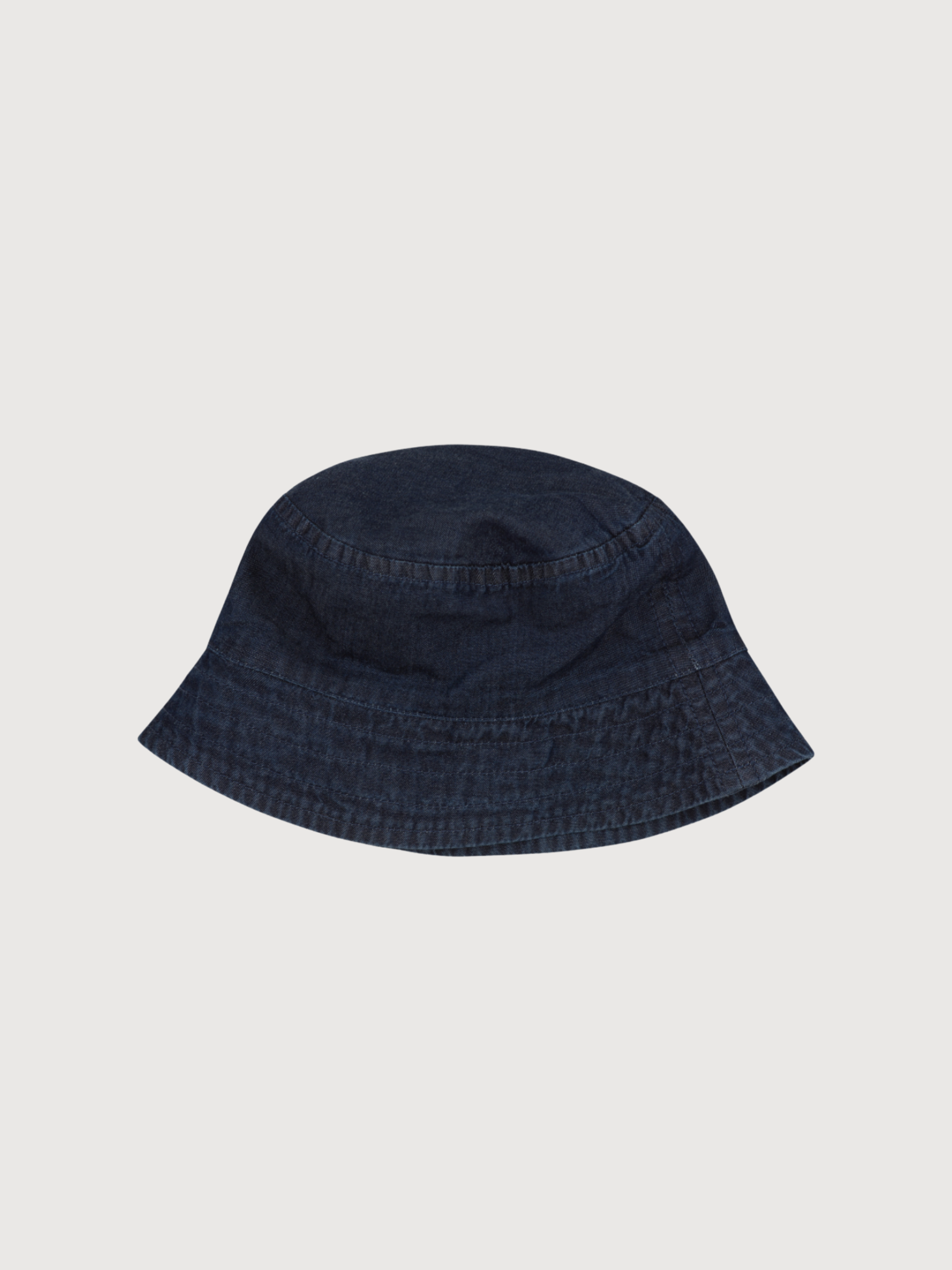 Cappello a secchiello per bambini in denim scuro di cotone biologico | SERENDIPITY