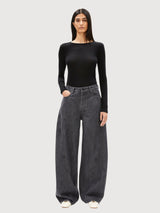 Jeans Aalthea Dark Grey Lyocell Cotton | Armedangels