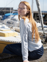 Women's Barrel Pants in Dark Denim   Organic Cotton Denim | SERENDIPITY