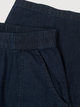Women's Barrel Pants in Dark Denim   Organic Cotton Denim | SERENDIPITY