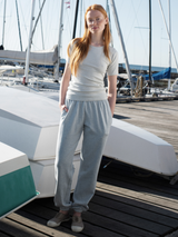 Women's Sweat Pants in Mist   Organic Cotton Sweat | SERENDIPITY