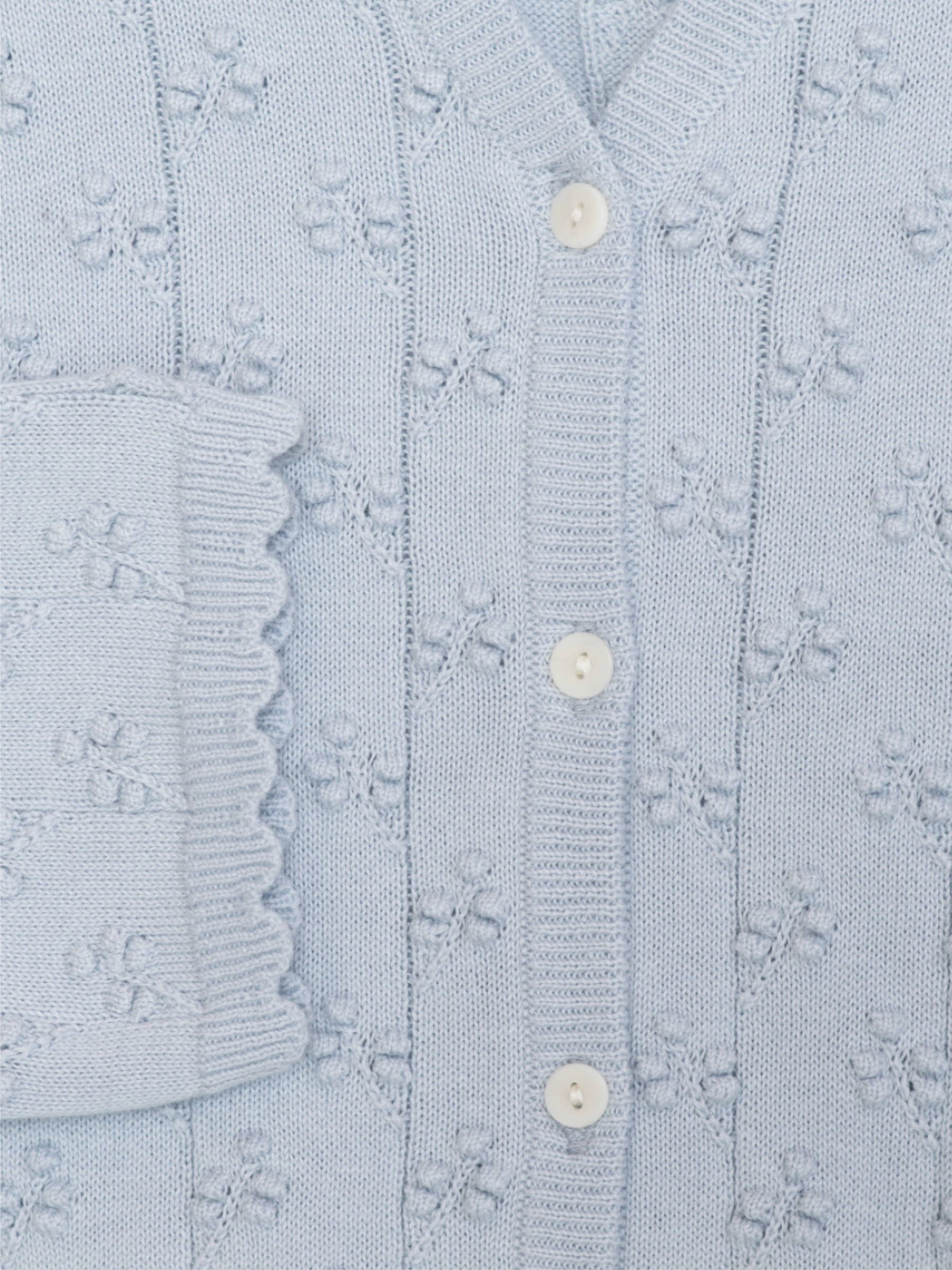 Damen-Cardigan „Twig“ aus Bio-Baumwollstrick | SERENDIPITY