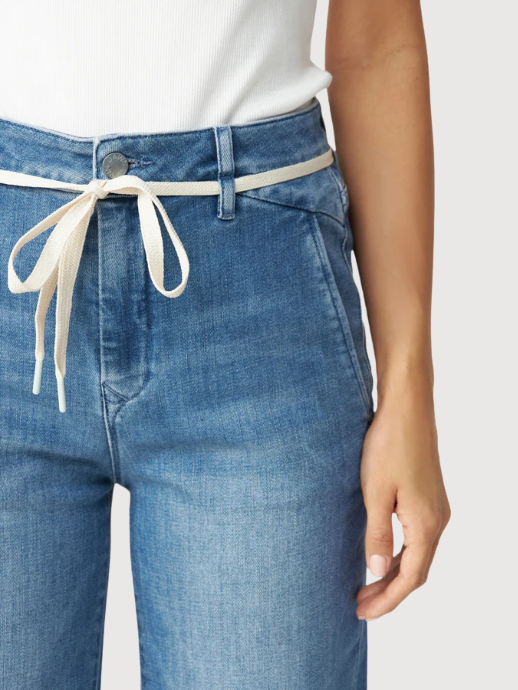 Jeans Dew Flared Soft Medium Blue | Dawn