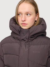 Cappotto Waves Quilt Viola Scuro Donna | Mazine