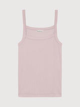 Top con spalline a costine | Knowledge Cotton Apparel