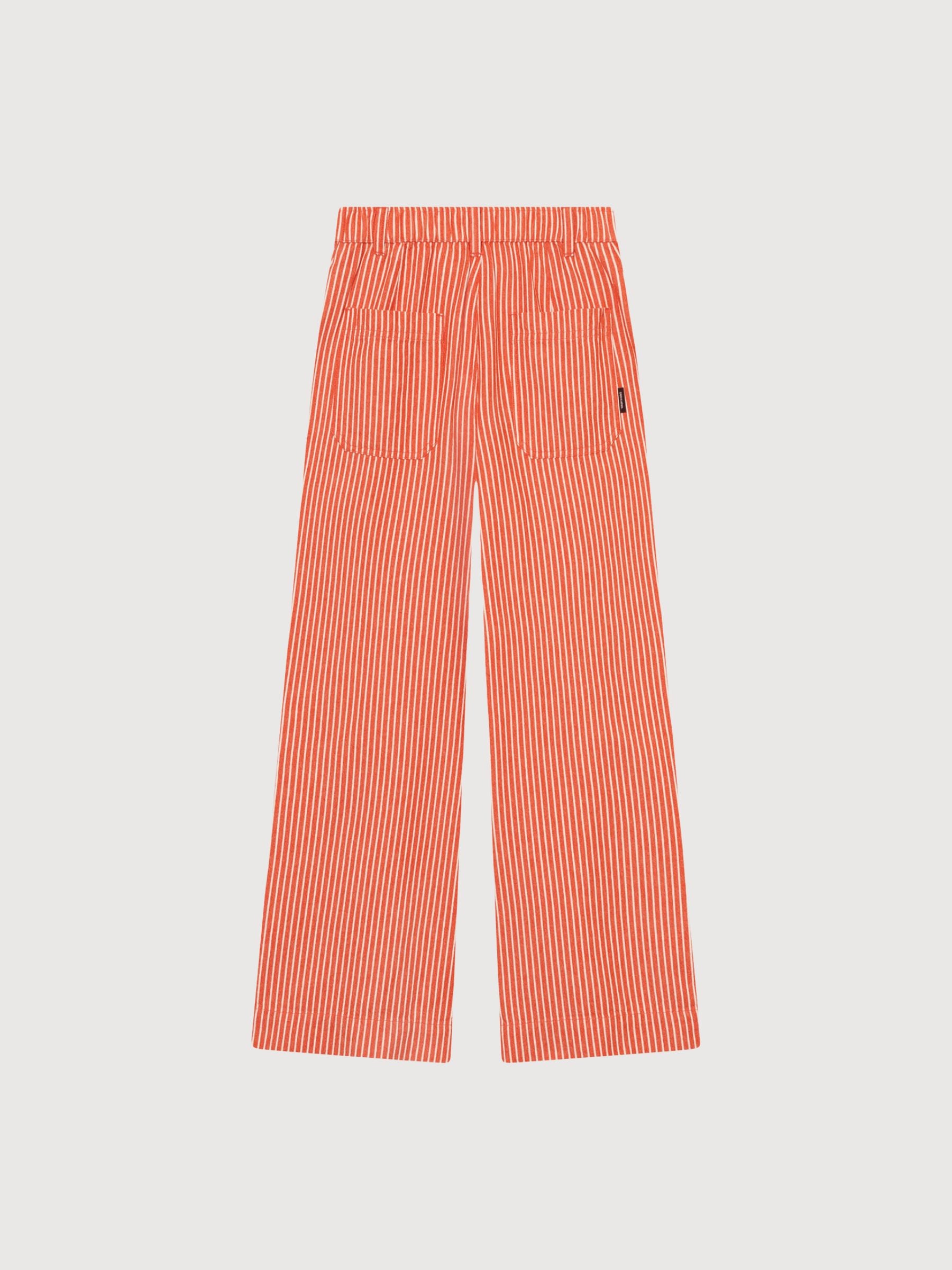 Pantaloni Vara Work Stripe Rosso Grenadine | Dedicated