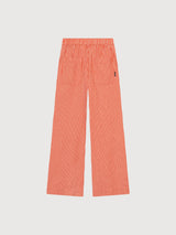 Pantaloni Vara Work Stripe Rosso Grenadine | Dedicated