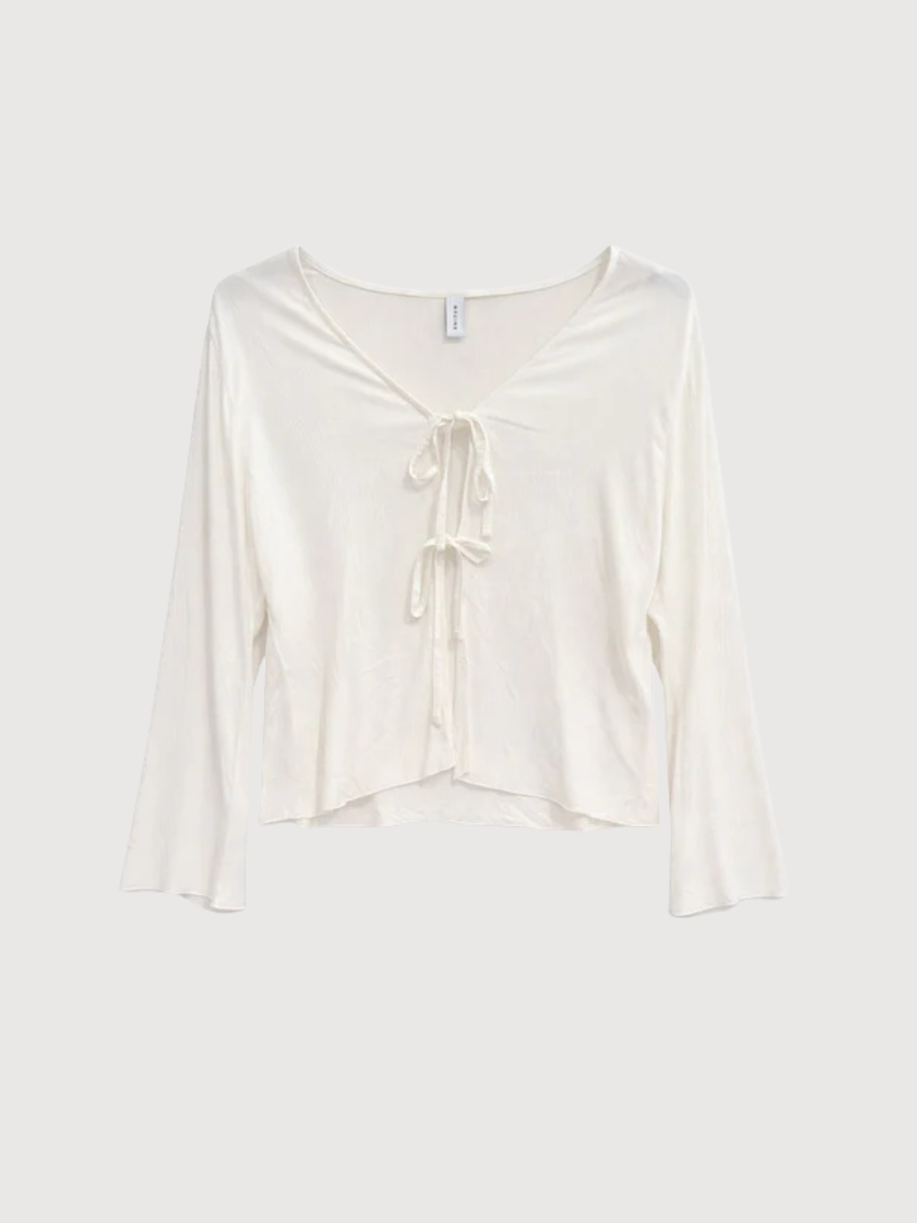 Blouse Wide Sleeve Crinkle Offwhite | Mazine