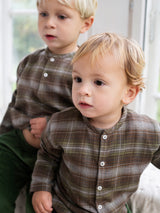 Baby Brushed Shirt Trail Checks | SERENDIPITY