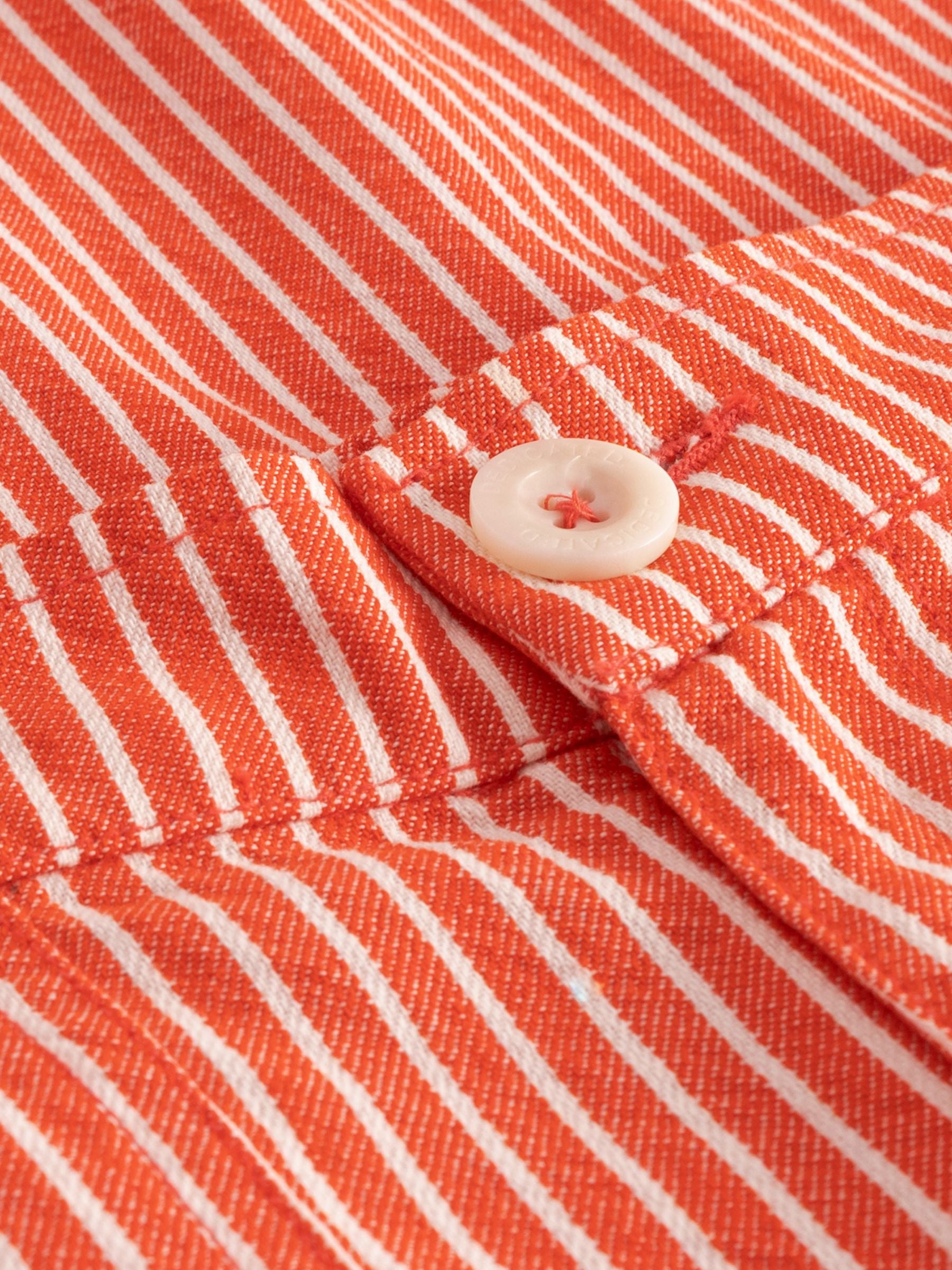 Pantaloni Vara Work Stripe Rosso Grenadine | Dedicated