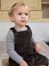 Baby Body Stripe Soil/Offwhite | SERENDIPITY