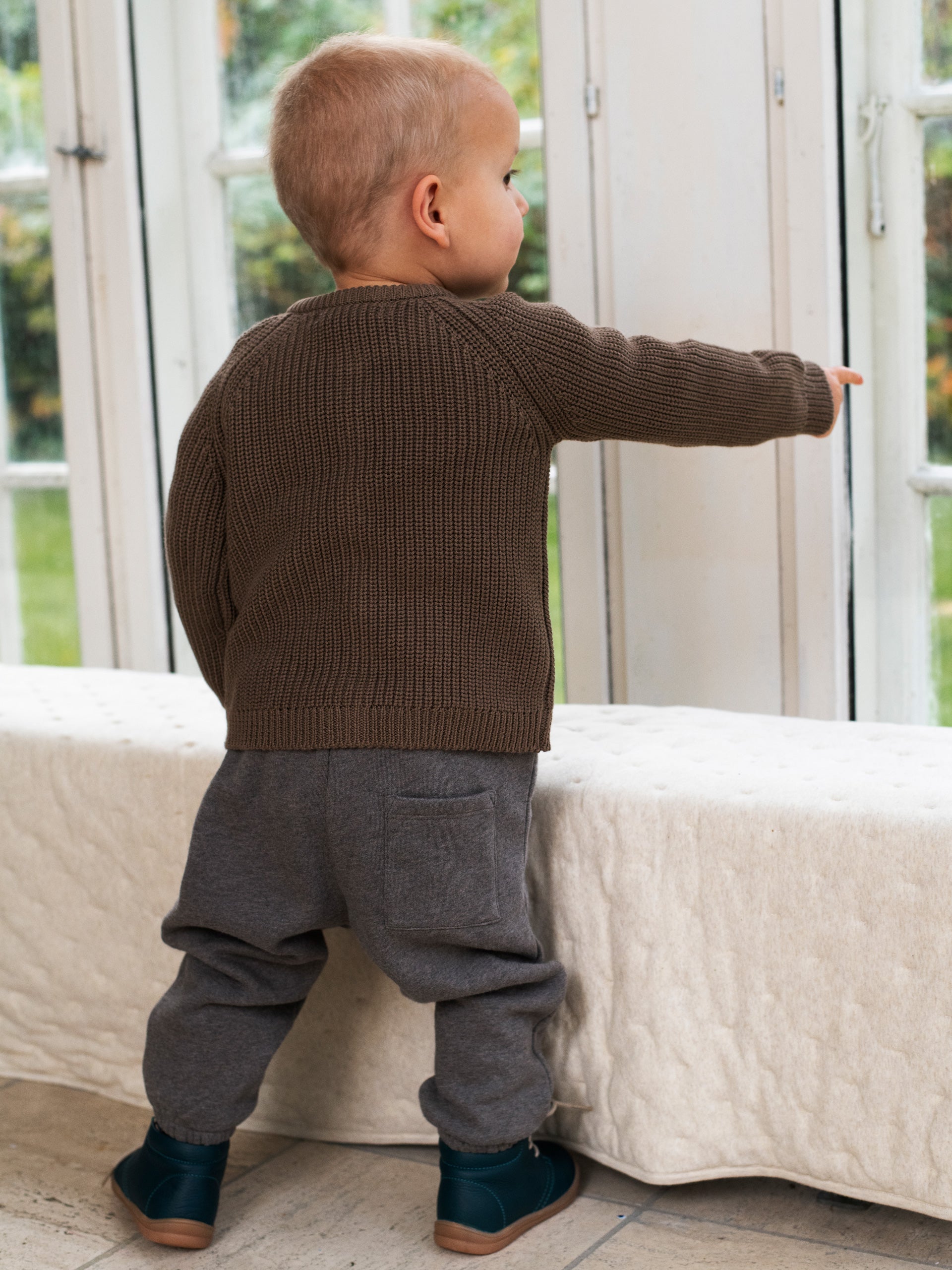 Baby-Patentstrickjacke Reh | SERENDIPITY