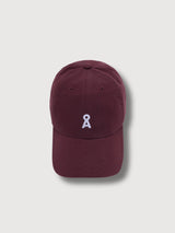 Cap Yenaas Bold Dark Cranberry Organic Cotton | Armedangels